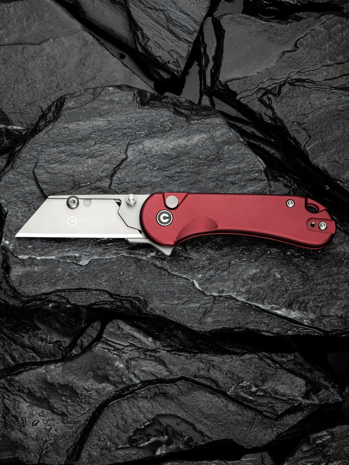 CIVIVI Elementum Utility — Burgundy Aluminum