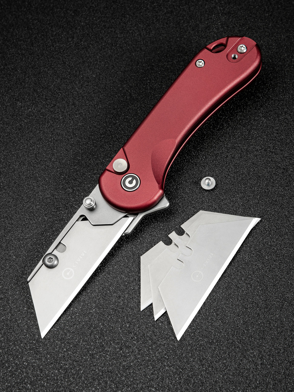 CIVIVI Elementum Utility — Burgundy Aluminum
