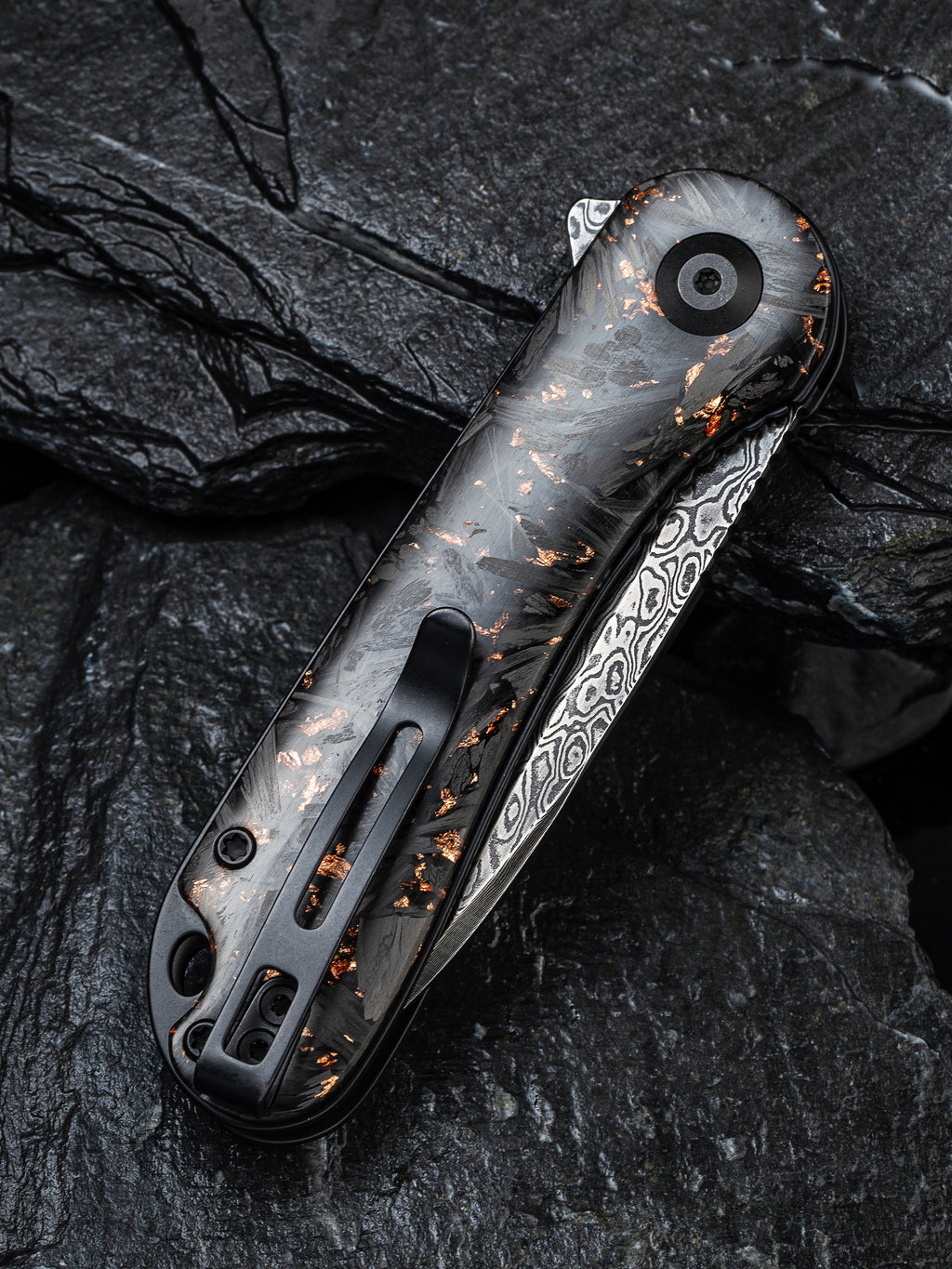 CIVIVI Elementum — Shredded Carbon Fiber & Copper Shred