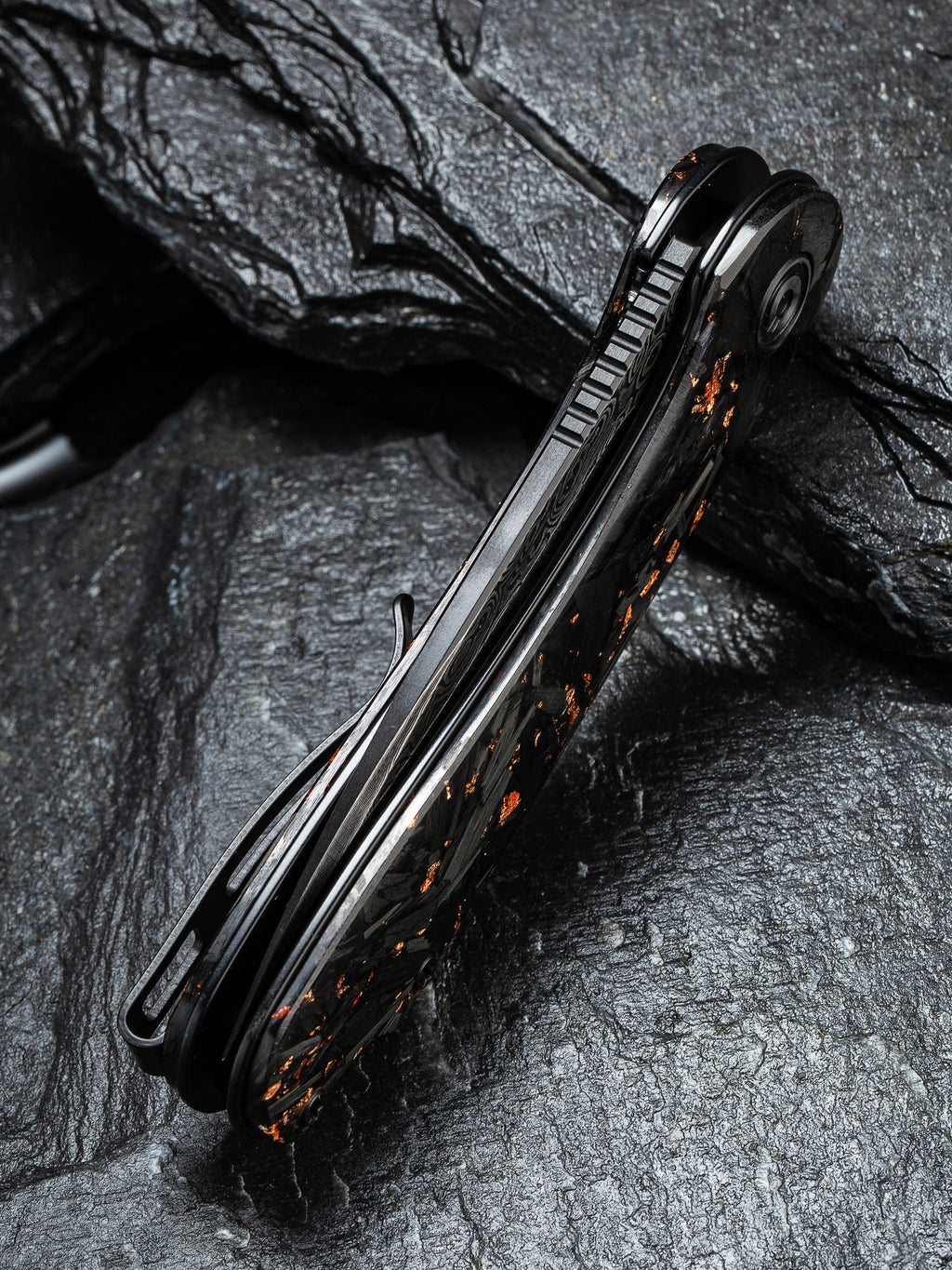 CIVIVI Elementum — Shredded Carbon Fiber & Copper Shred