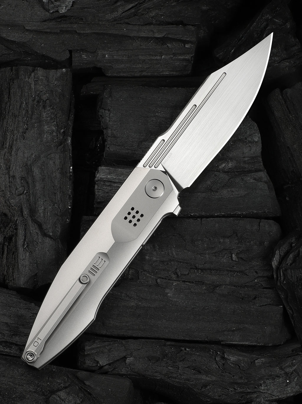 WE Flight Line — Polished Bead Blasted Titanium