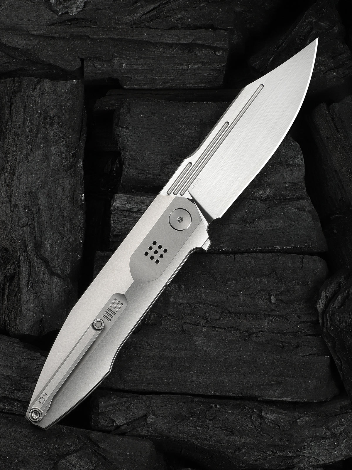 WE Flight Line — Polished Bead Blasted Titanium
