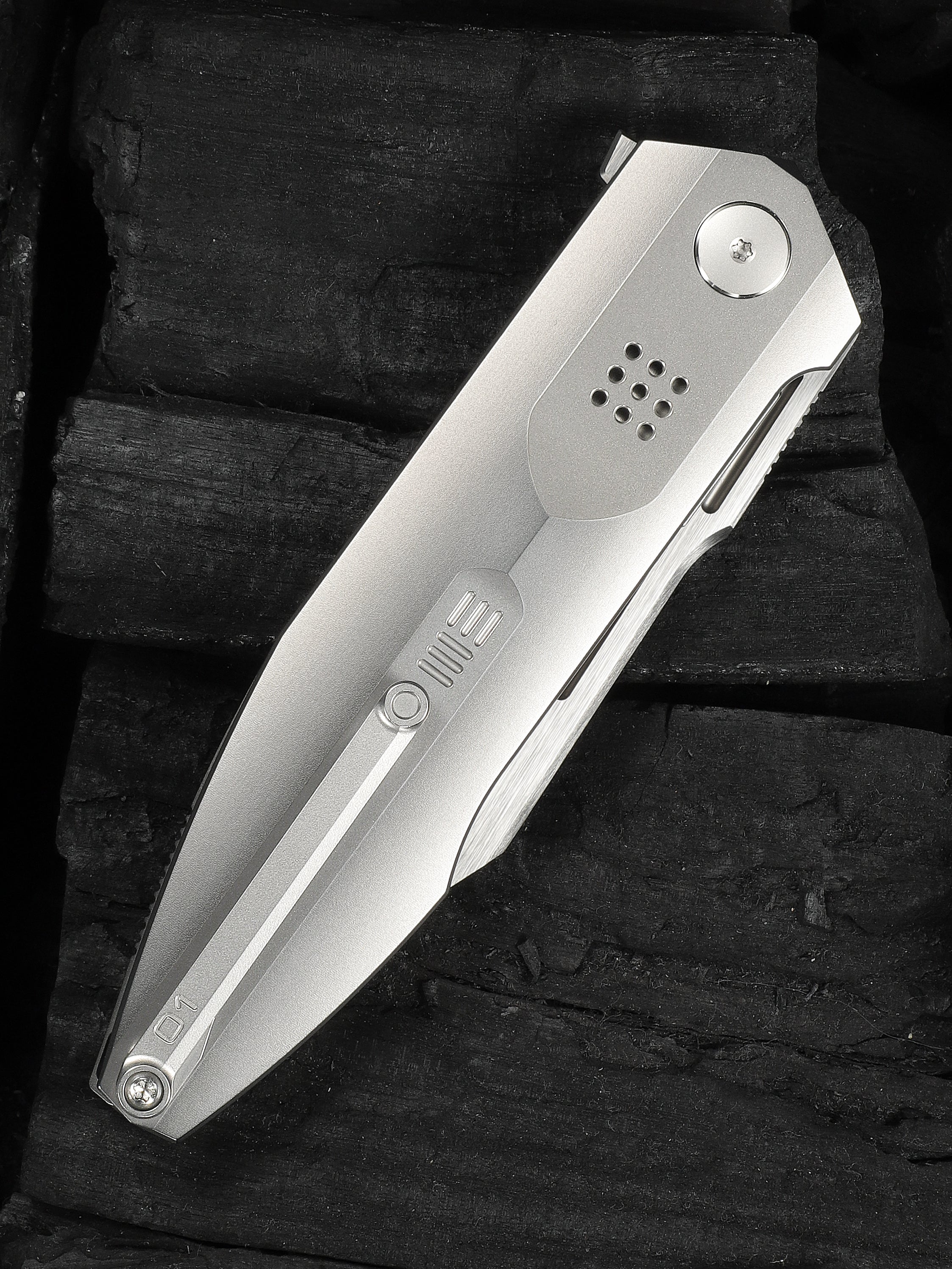 WE Flight Line — Polished Bead Blasted Titanium