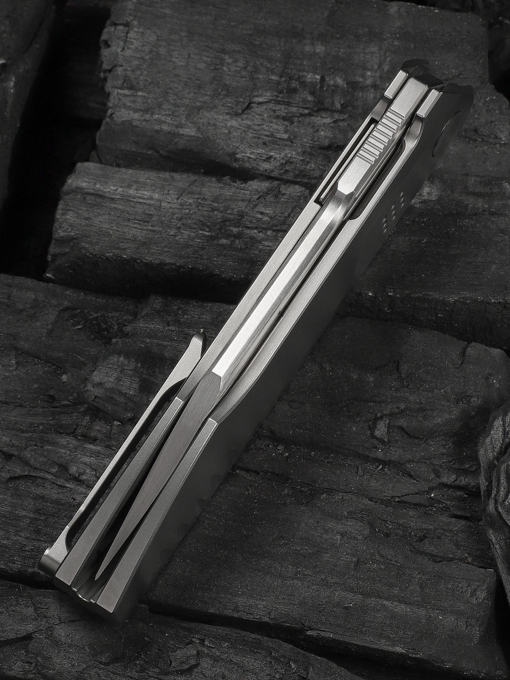 WE Flight Line — Polished Bead Blasted Titanium