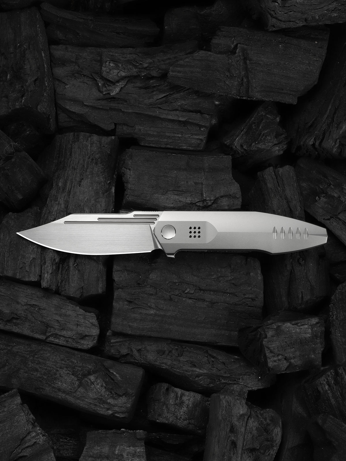 WE Flight Line — Polished Bead Blasted Titanium