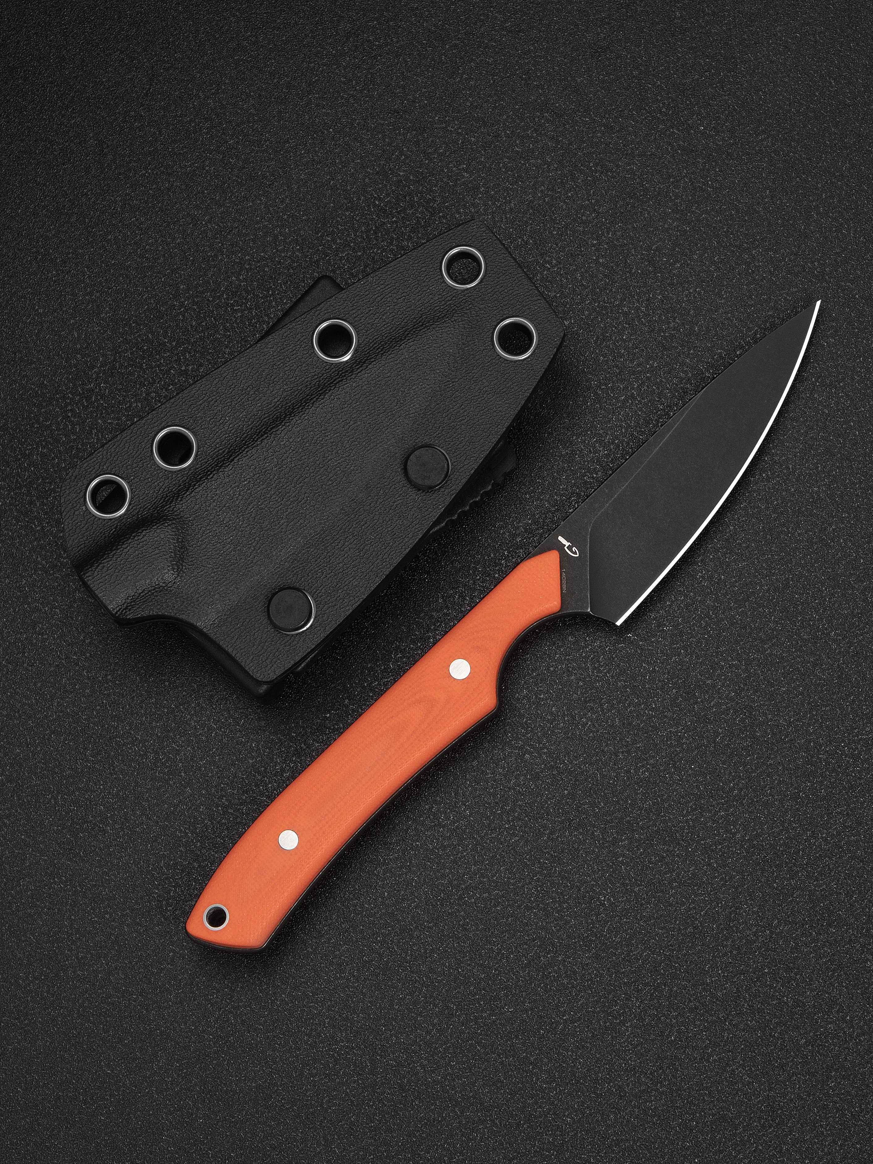 CIVIVI High Grass Field Knife — Orange G10