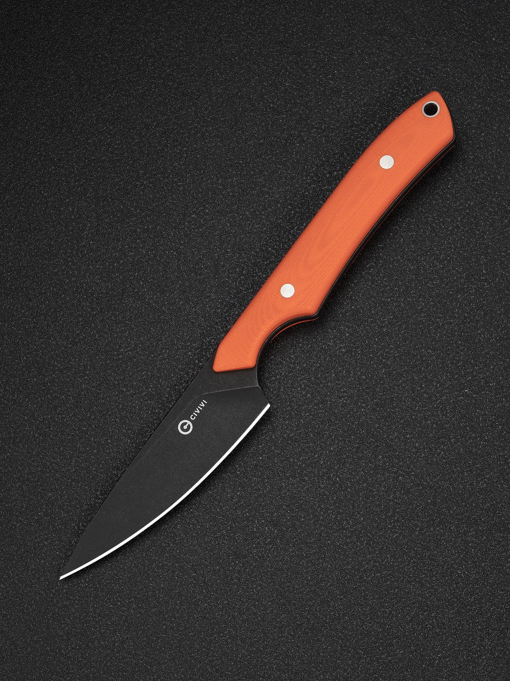 CIVIVI High Grass Field Knife fixed blade with orange G10 handle