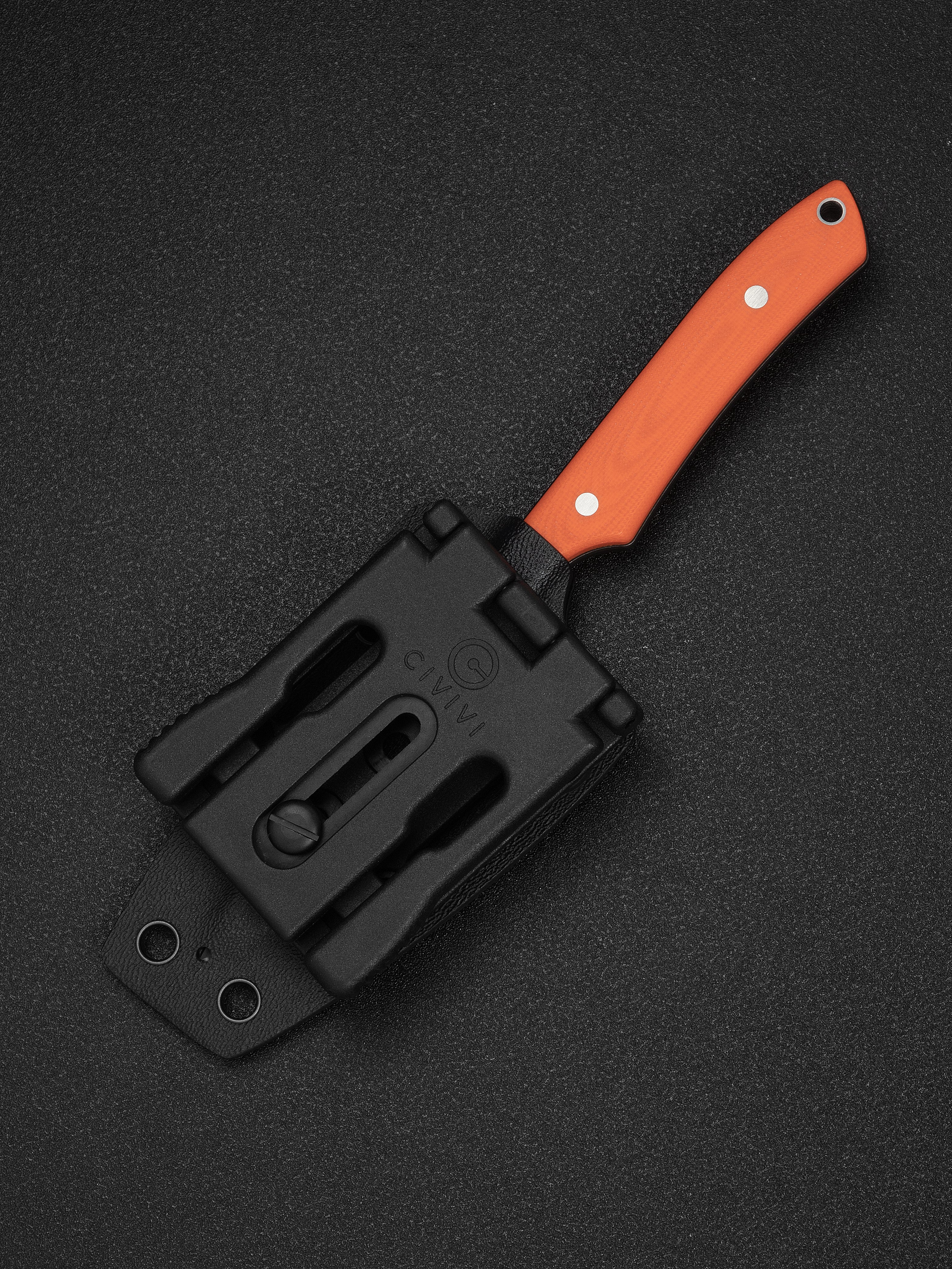 CIVIVI High Grass Field Knife — Orange G10