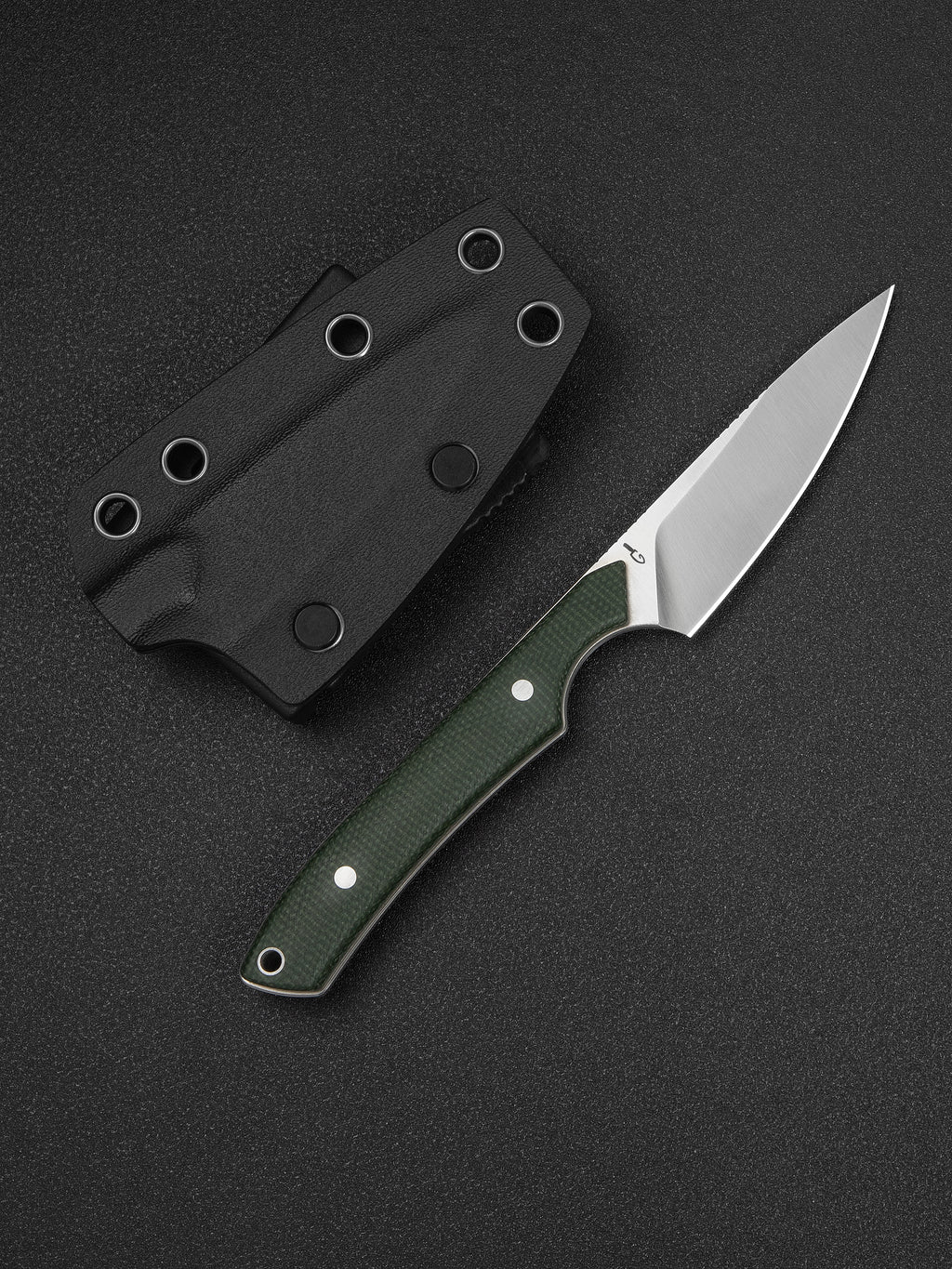 CIVIVI High Grass Field Knife — Green Canvas Micarta