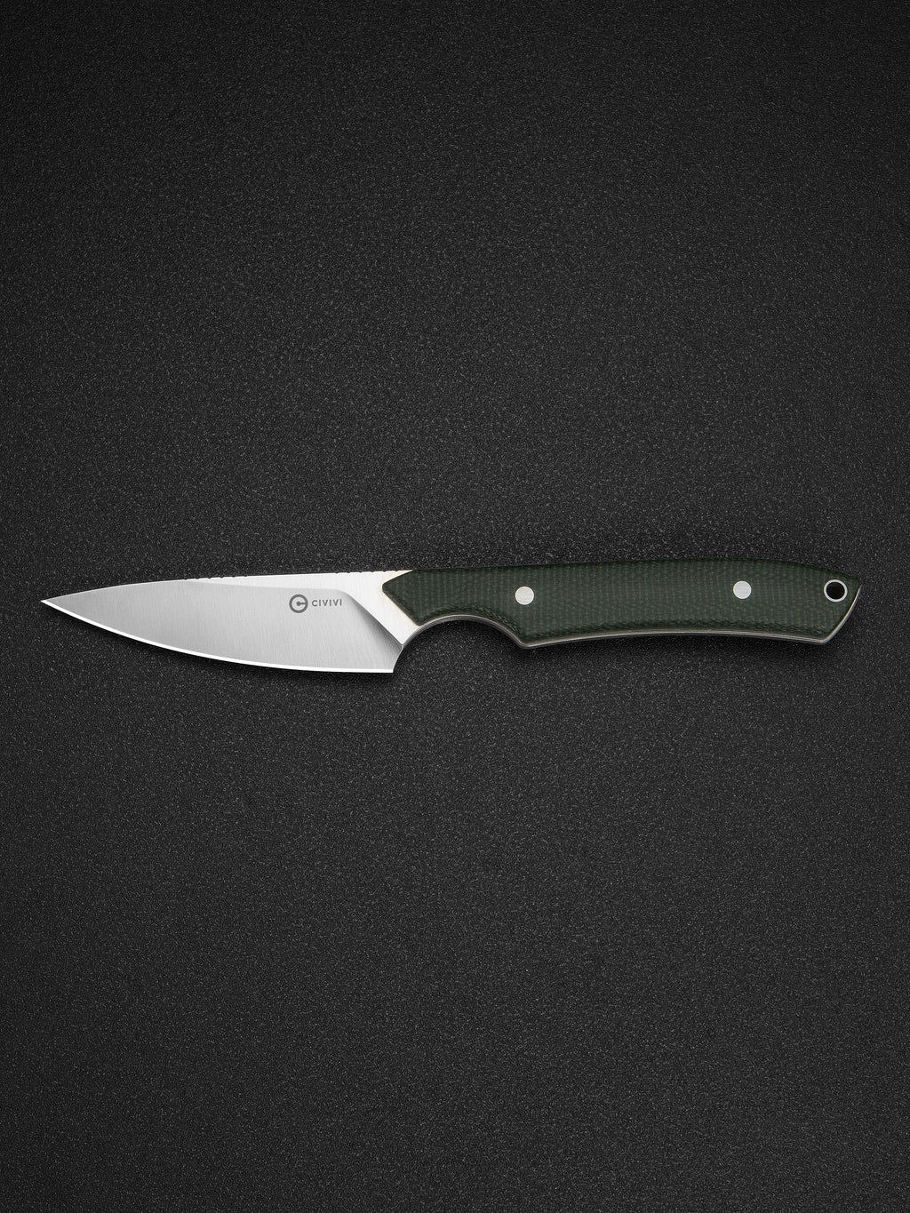 CIVIVI High Grass Field Knife — Green Canvas Micarta