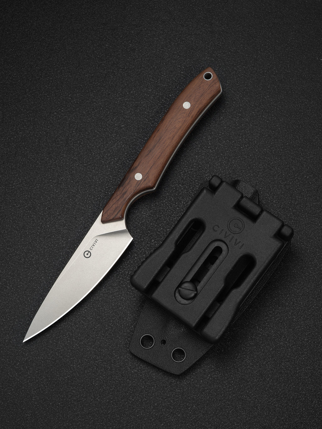 CIVIVI High Grass Field Knife — Guibourtia Wood
