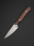CIVIVI High Grass Field Knife fixed blade with Guibourtia wood handle