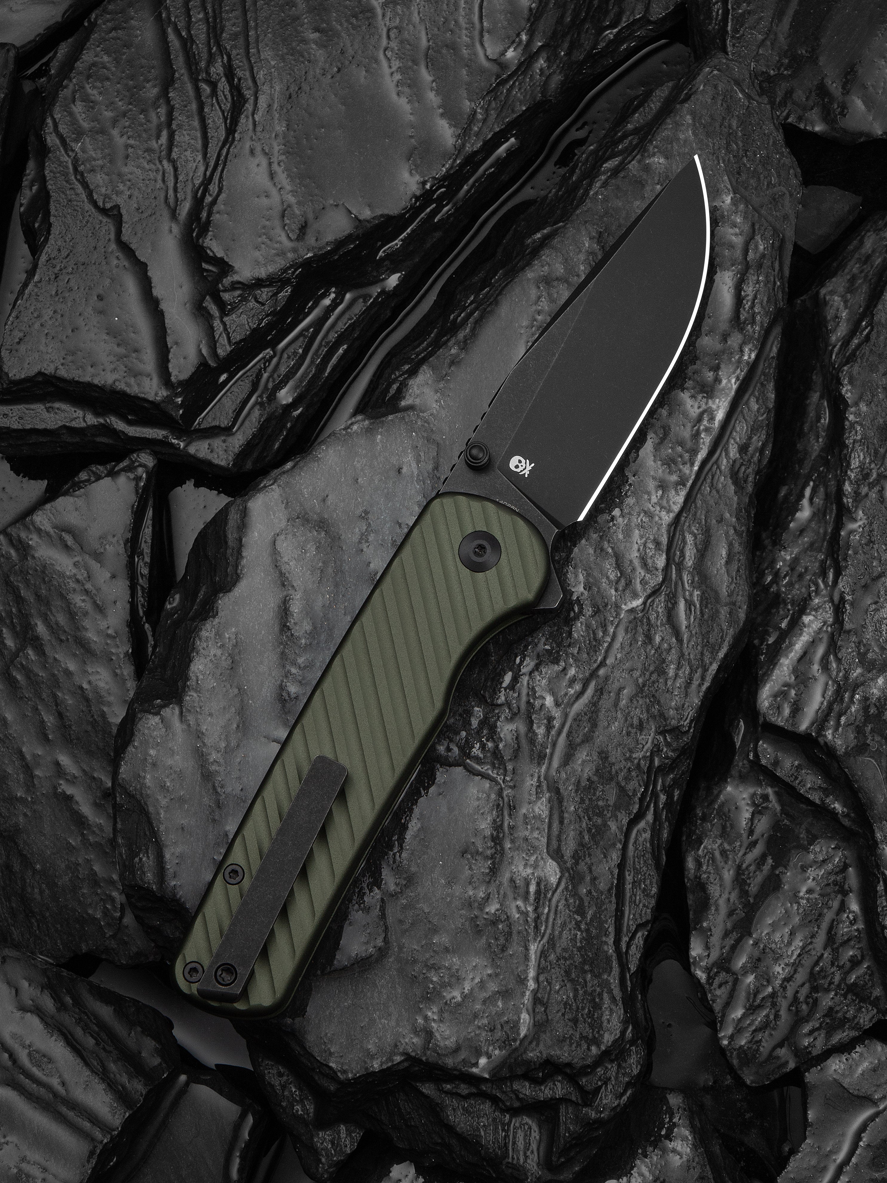 CIVIVI Iron Tide — Forest Green Aluminum