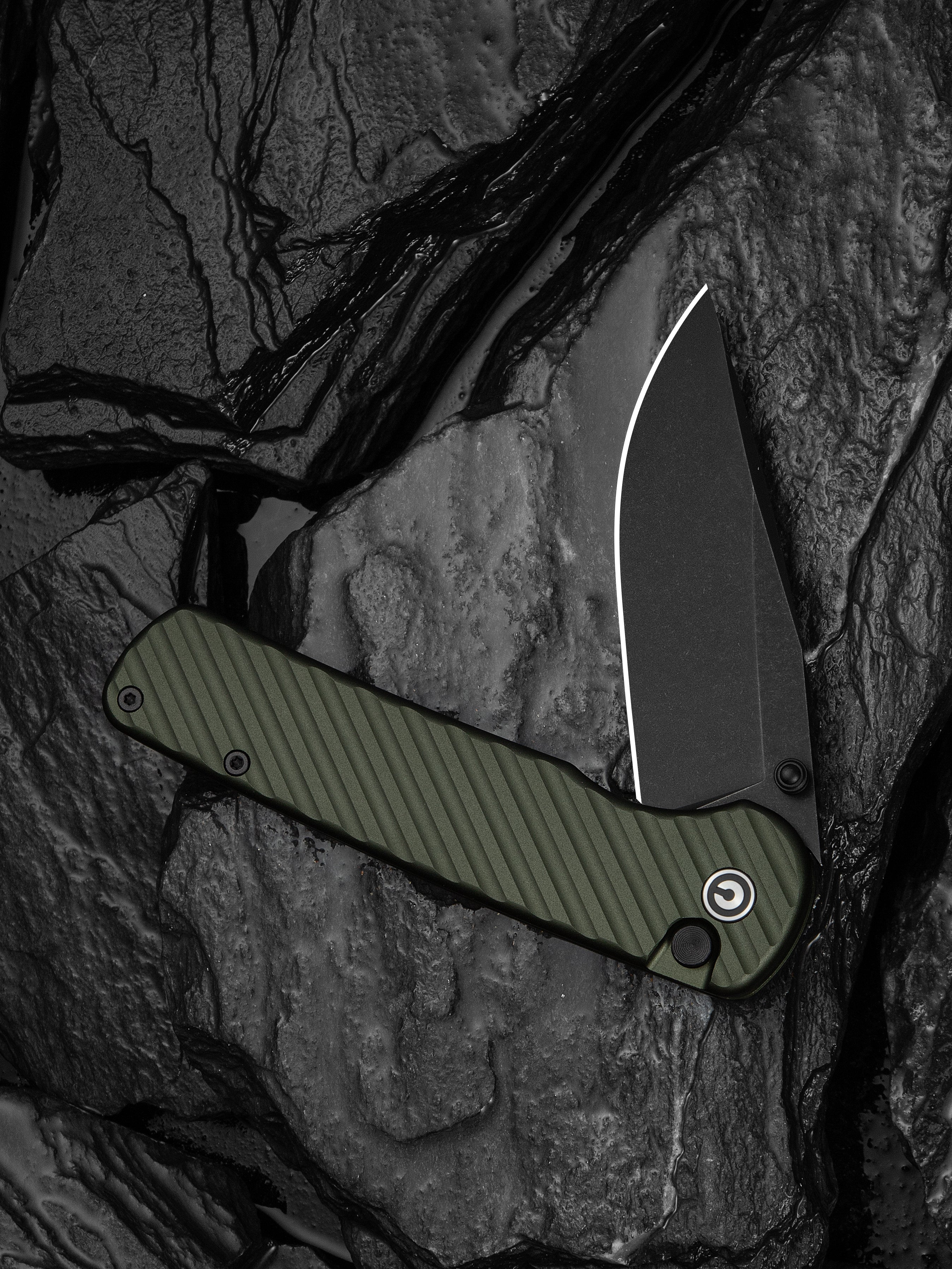 CIVIVI Iron Tide — Forest Green Aluminum