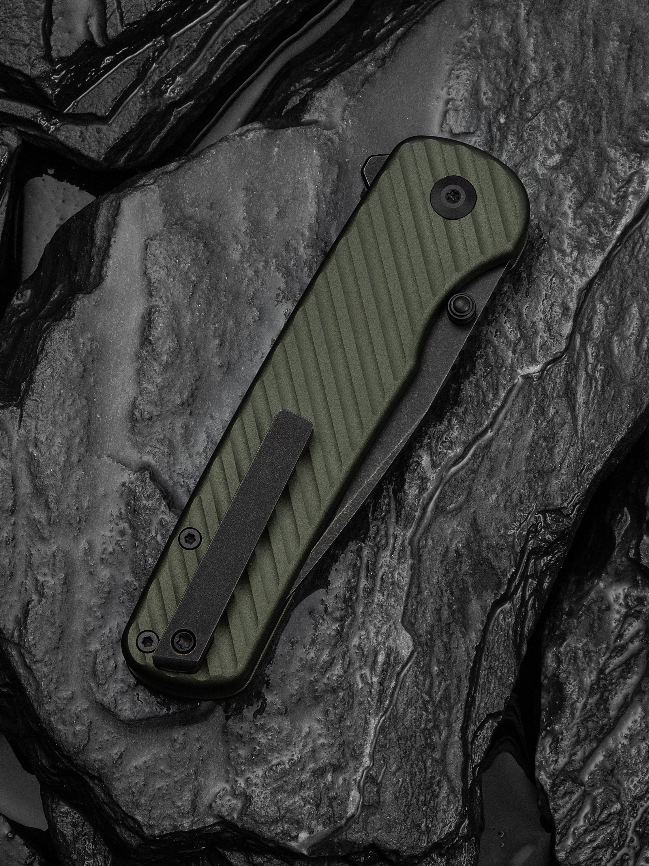 CIVIVI Iron Tide — Forest Green Aluminum
