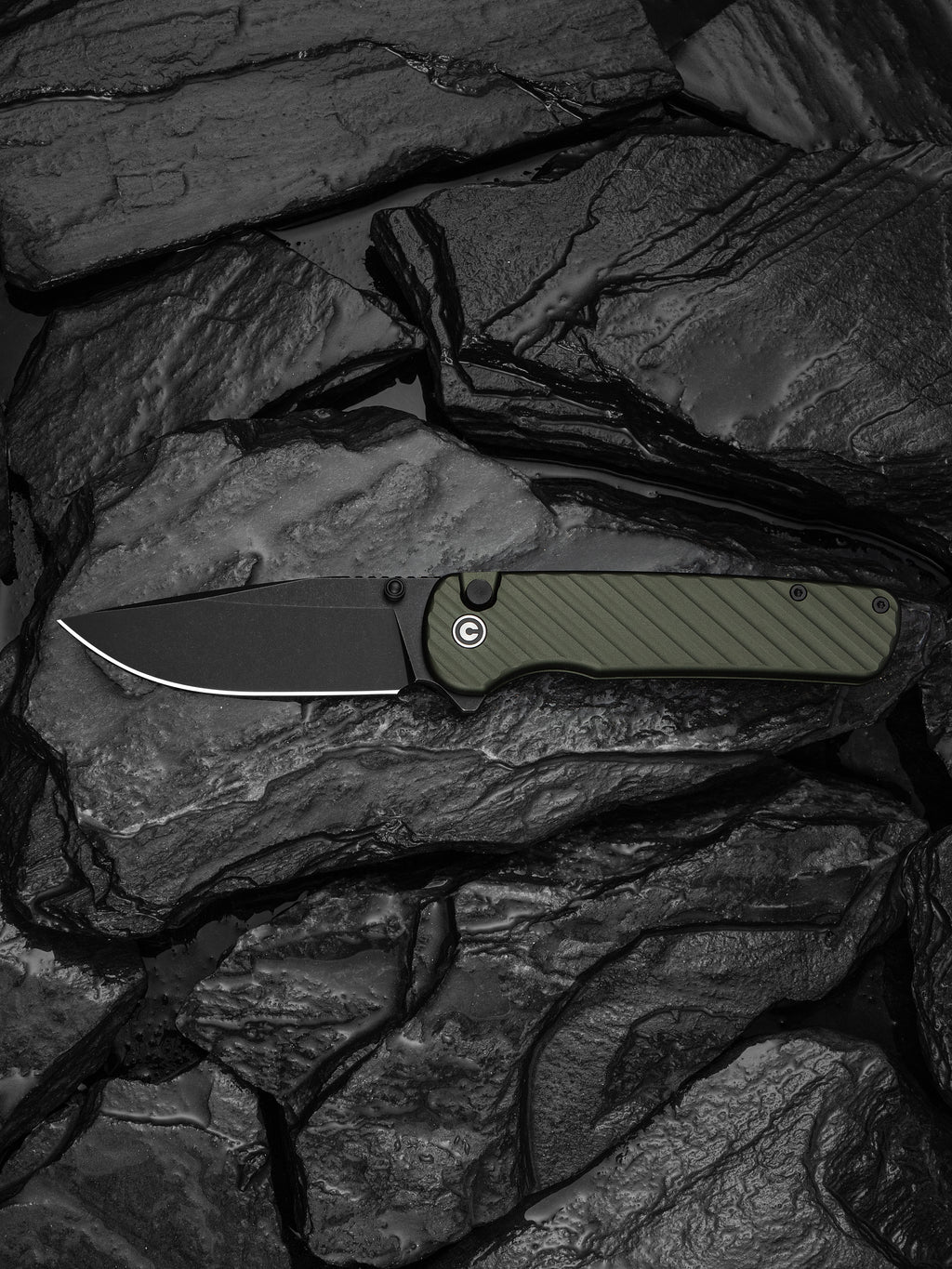 CIVIVI Iron Tide — Forest Green Aluminum