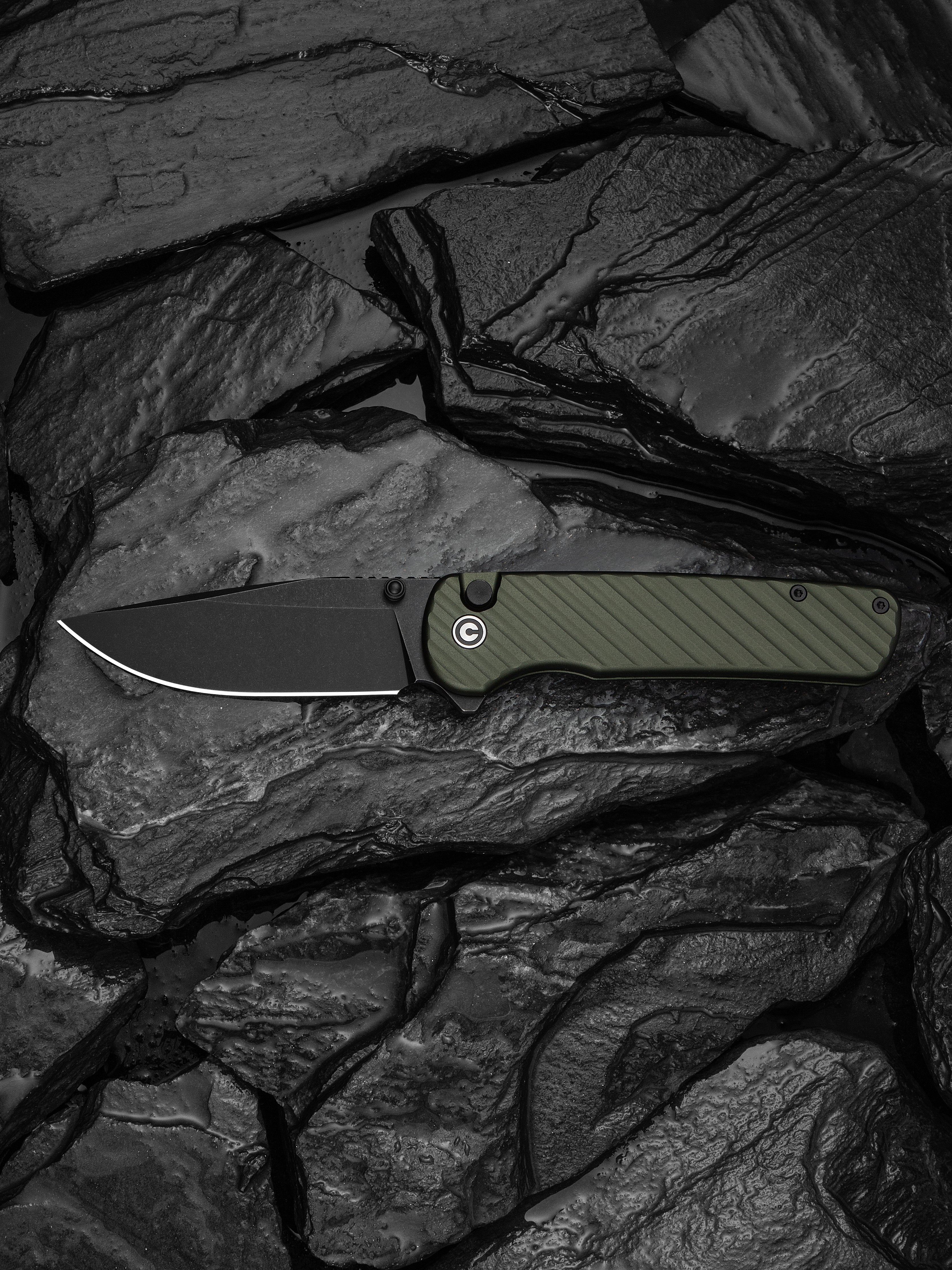 CIVIVI Iron Tide — Forest Green Aluminum