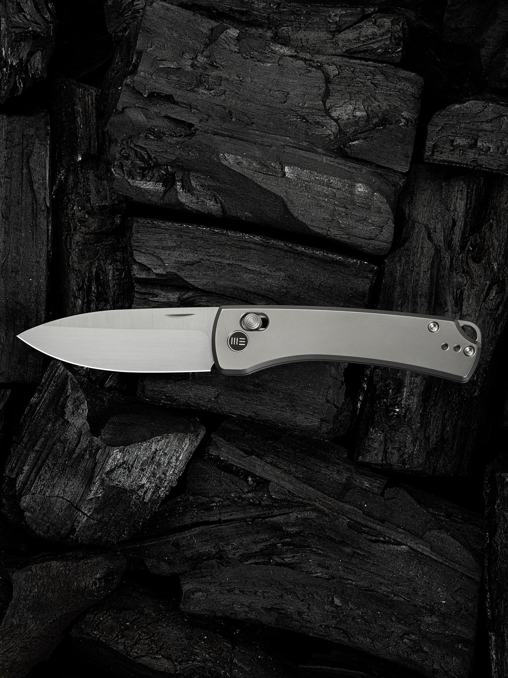 WE Nightblade — Polished Bead Blasted Titanium