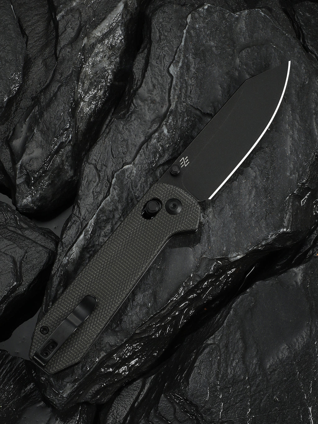 CIVIVI Over Yonder — Dark Green Canvas Micarta