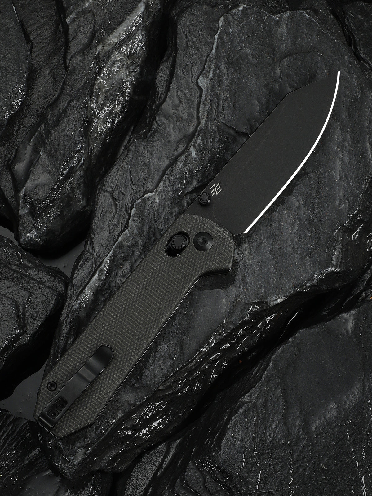 CIVIVI Over Yonder — Dark Green Canvas Micarta