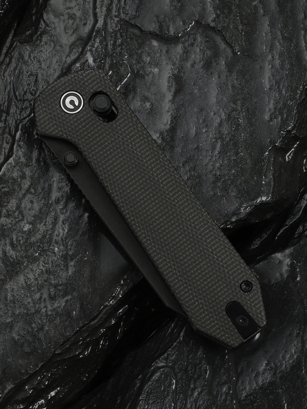 CIVIVI Over Yonder — Dark Green Canvas Micarta