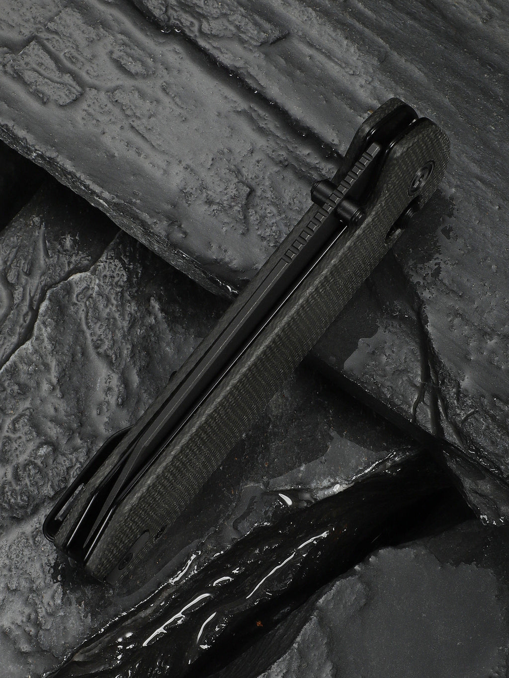 CIVIVI Over Yonder — Dark Green Canvas Micarta