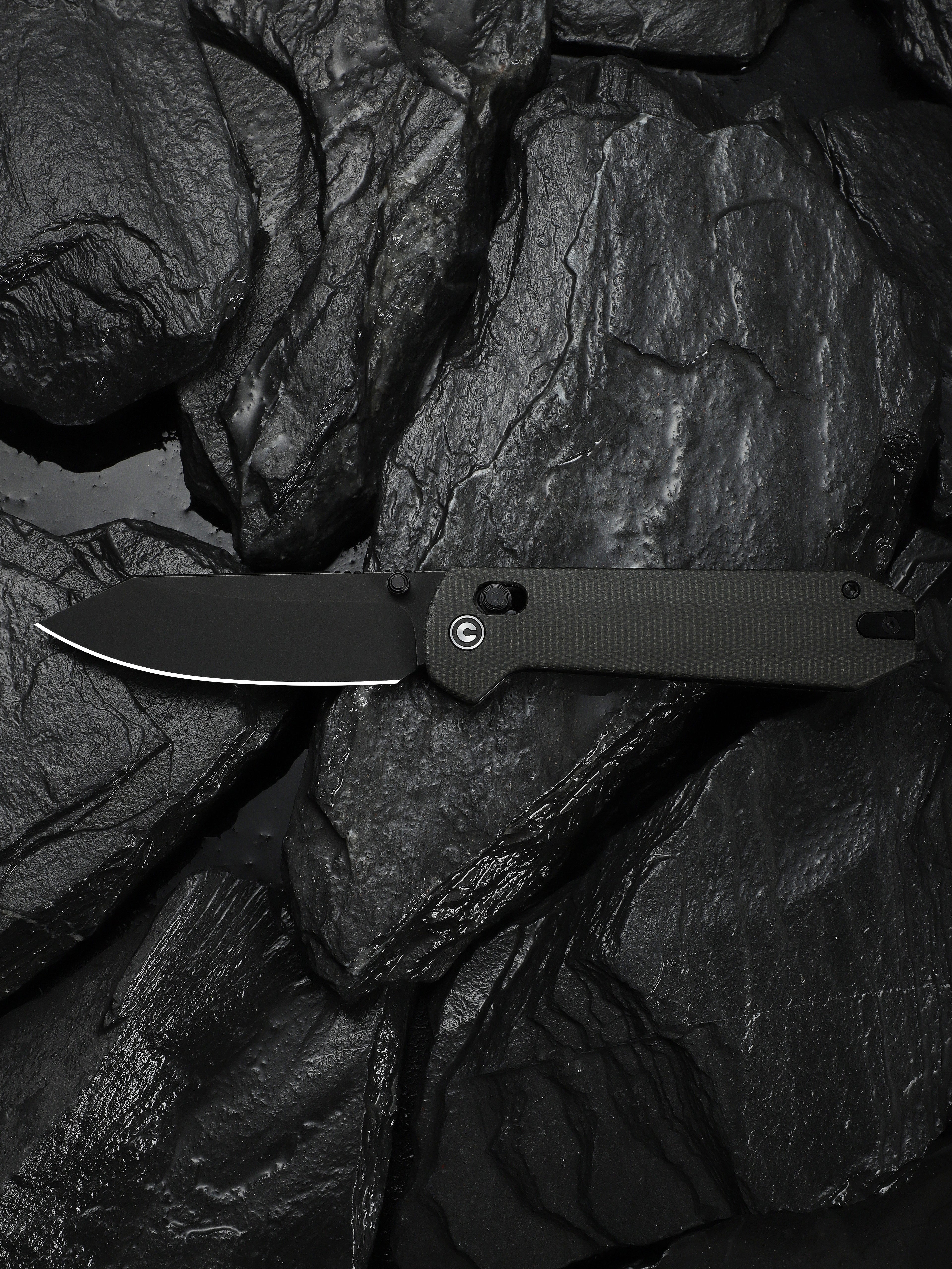 CIVIVI Over Yonder — Dark Green Canvas Micarta