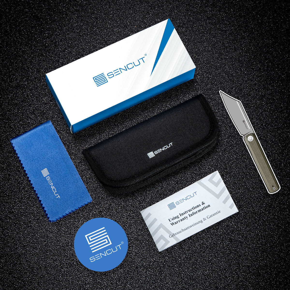 SENCUT ArcBlast — Black Aluminum