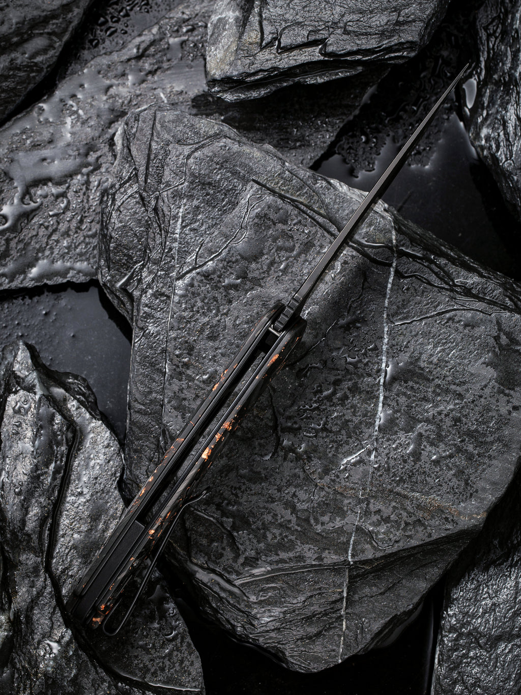 CIVIVI Praxis — Shredded Carbon Fiber & Copper