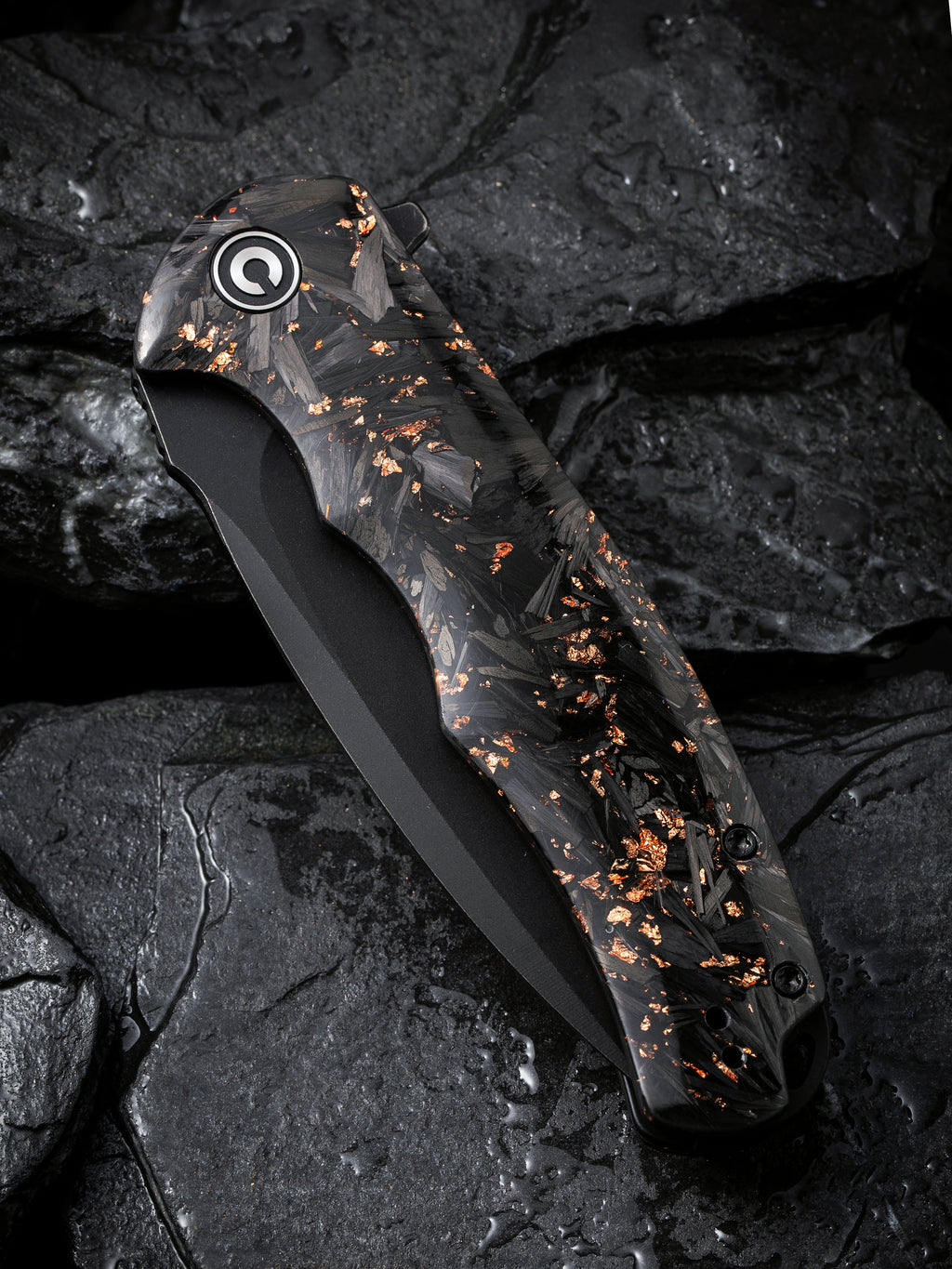 CIVIVI Praxis — Shredded Carbon Fiber & Copper
