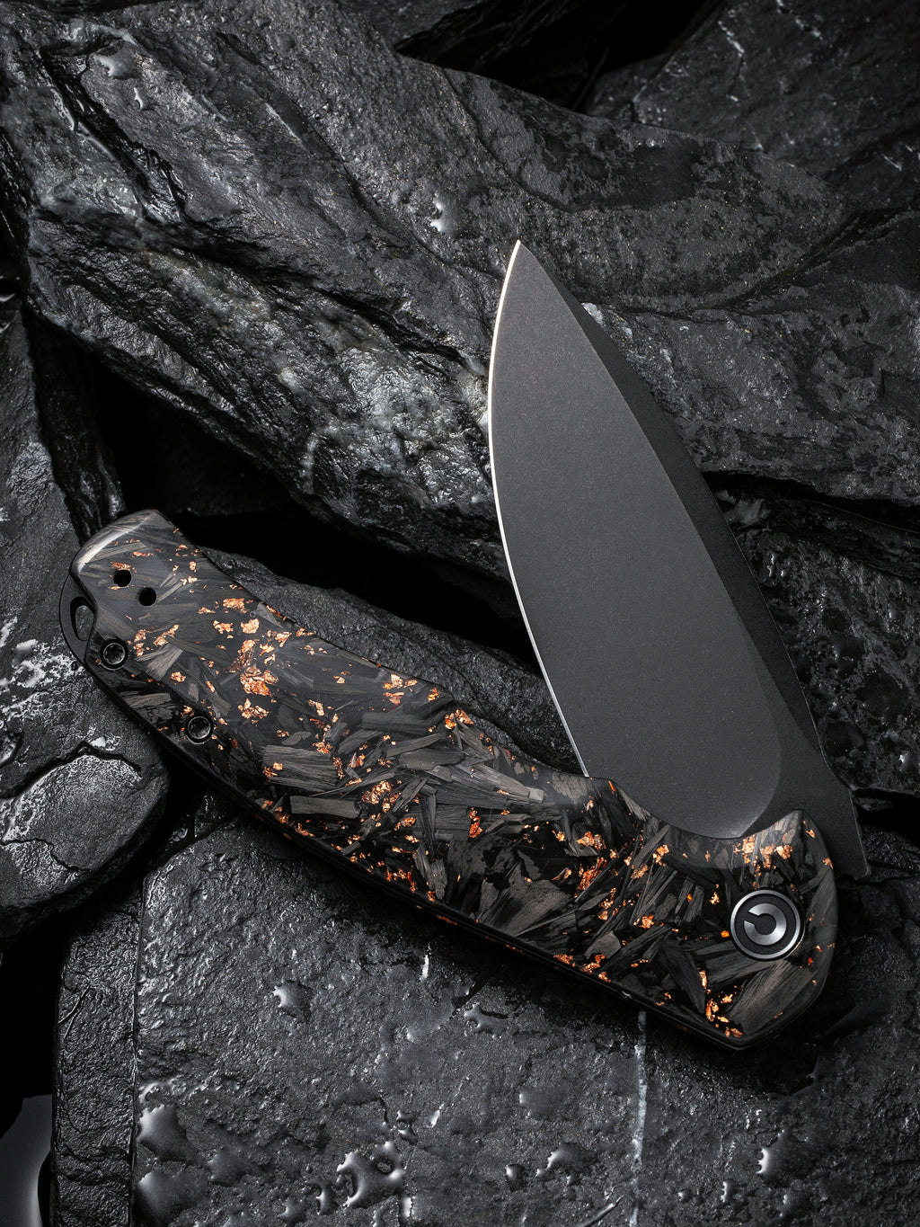 CIVIVI Praxis — Shredded Carbon Fiber & Copper