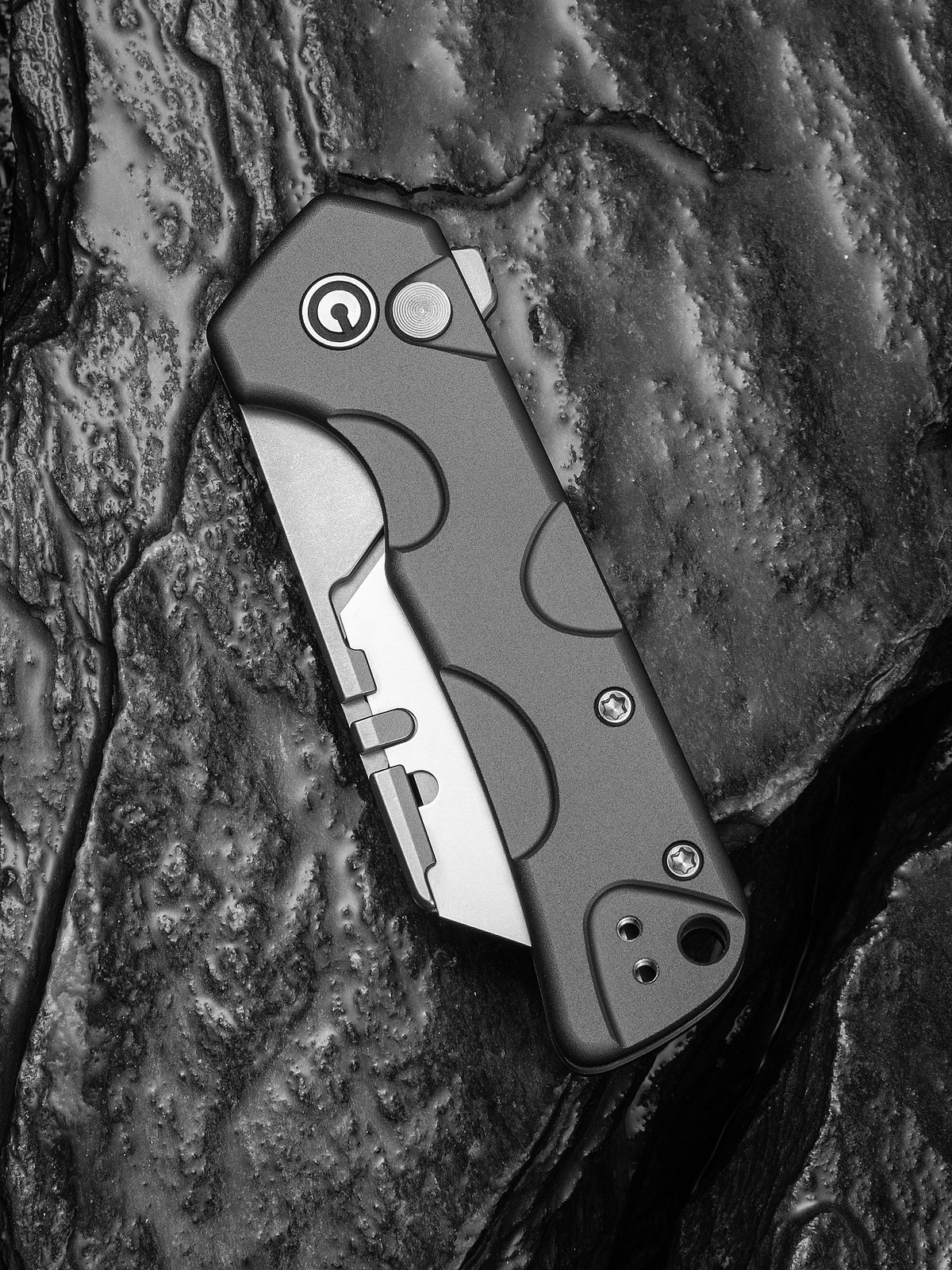 CIVIVI Pulsara utility knife, gray aluminium handle — view 4