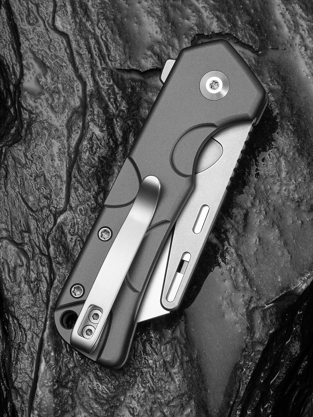CIVIVI Pulsara utility knife, gray aluminium handle — view 5