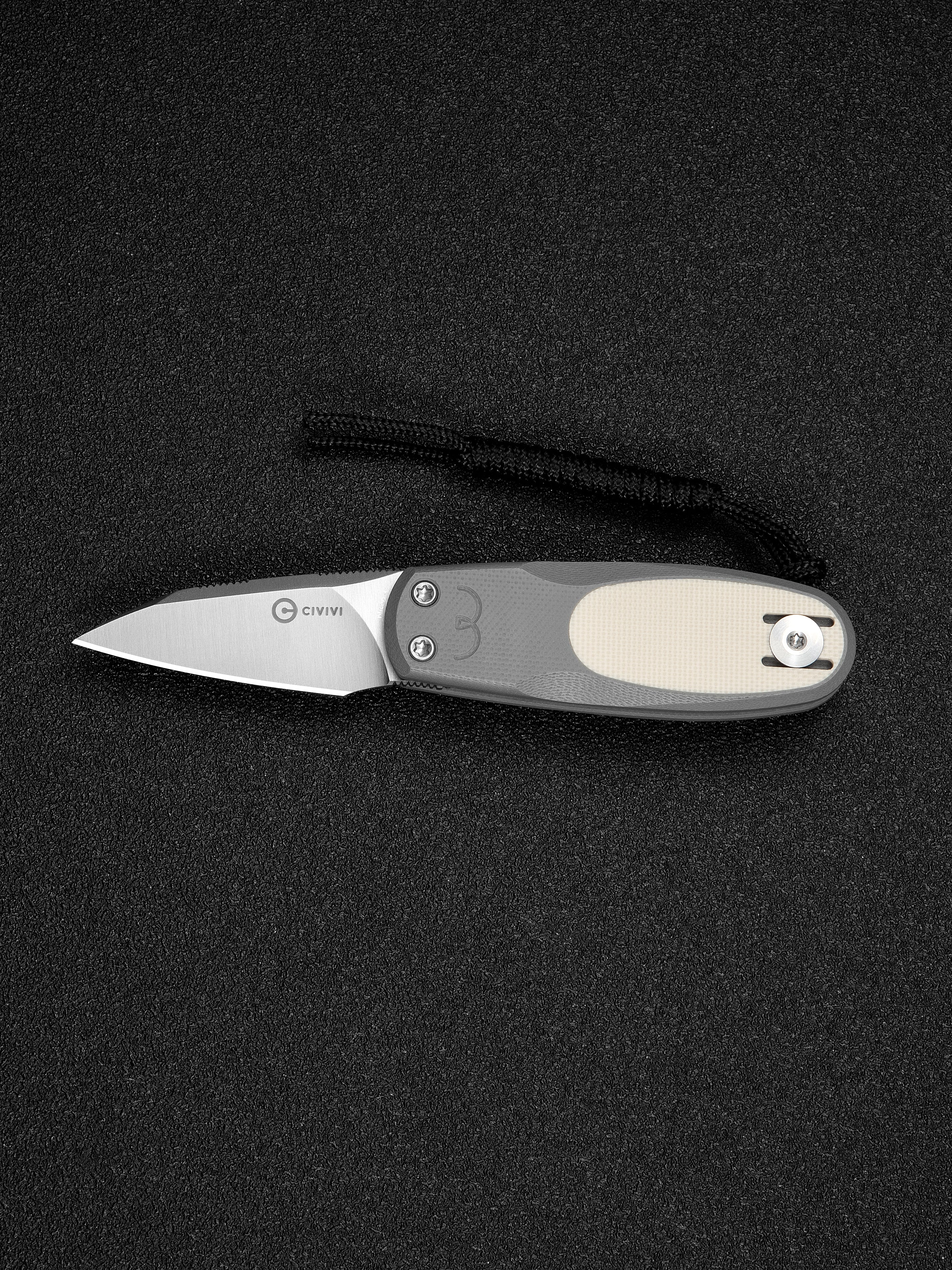 CIVIVI Purr — Gray & Ivory G10