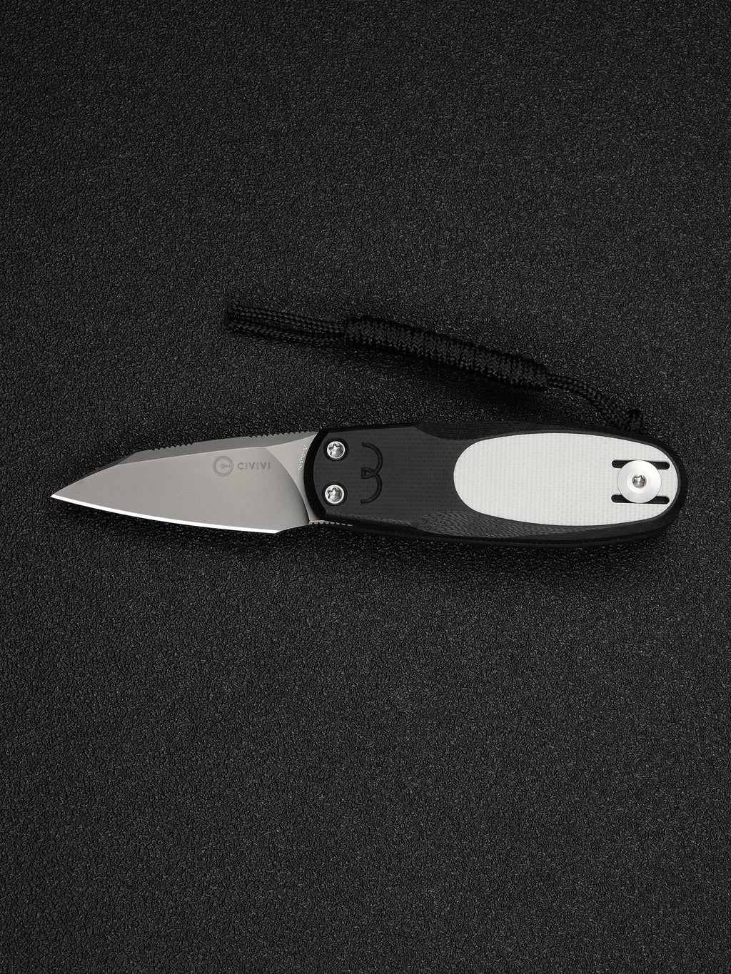 CIVIVI Purr — Black & White G10