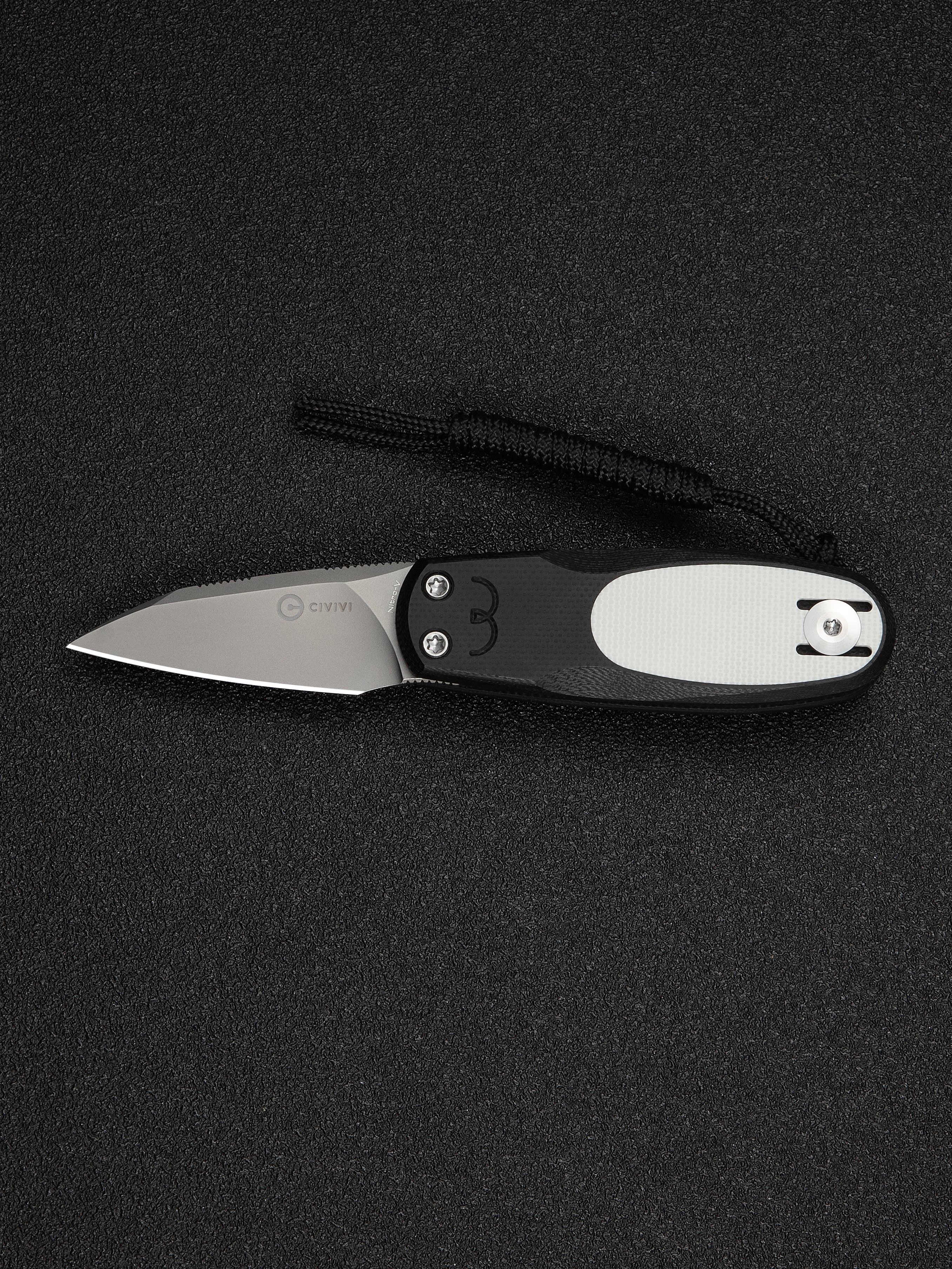 CIVIVI Purr — Black & White G10