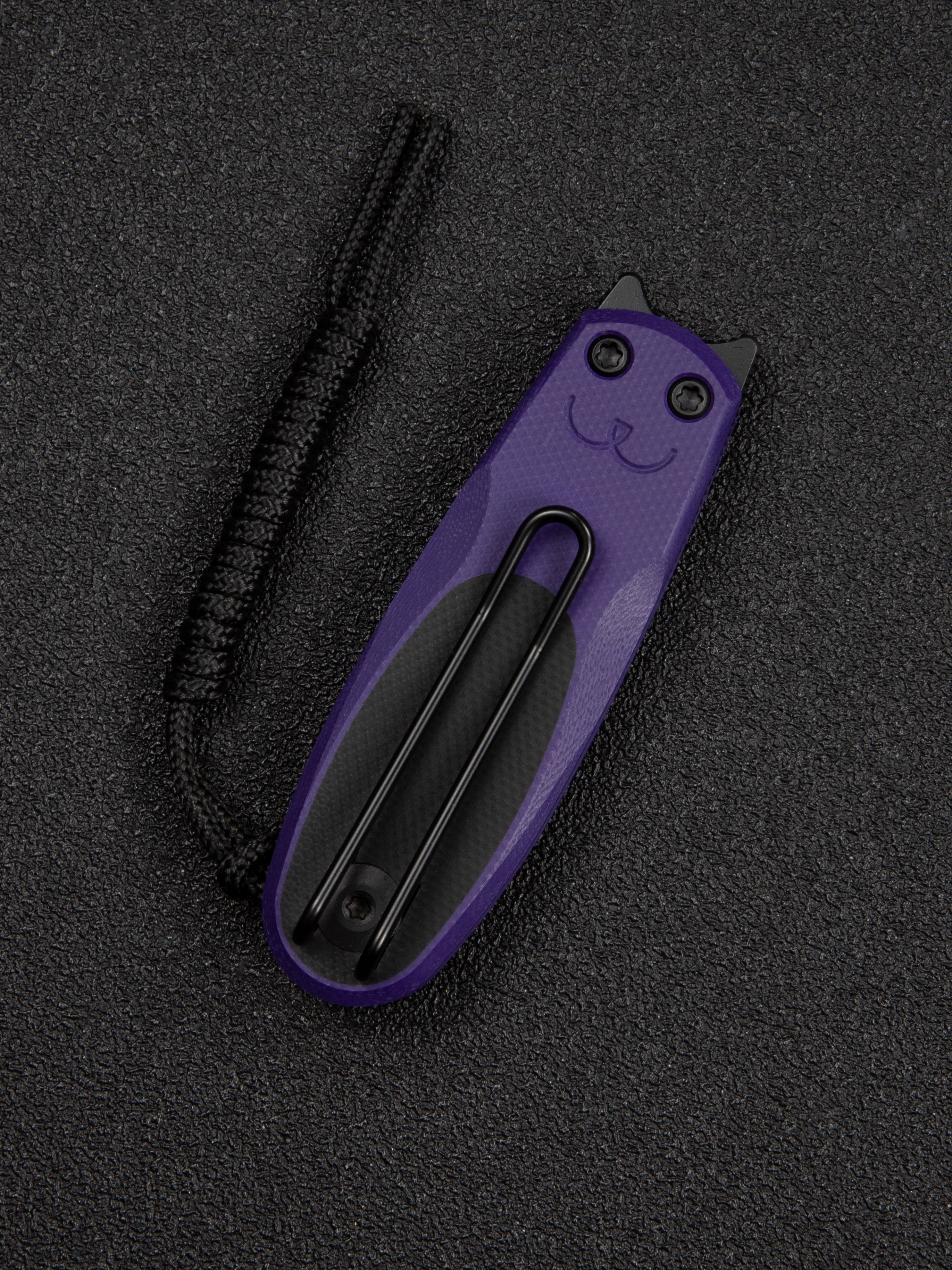 CIVIVI Purr — Purple & Black G10