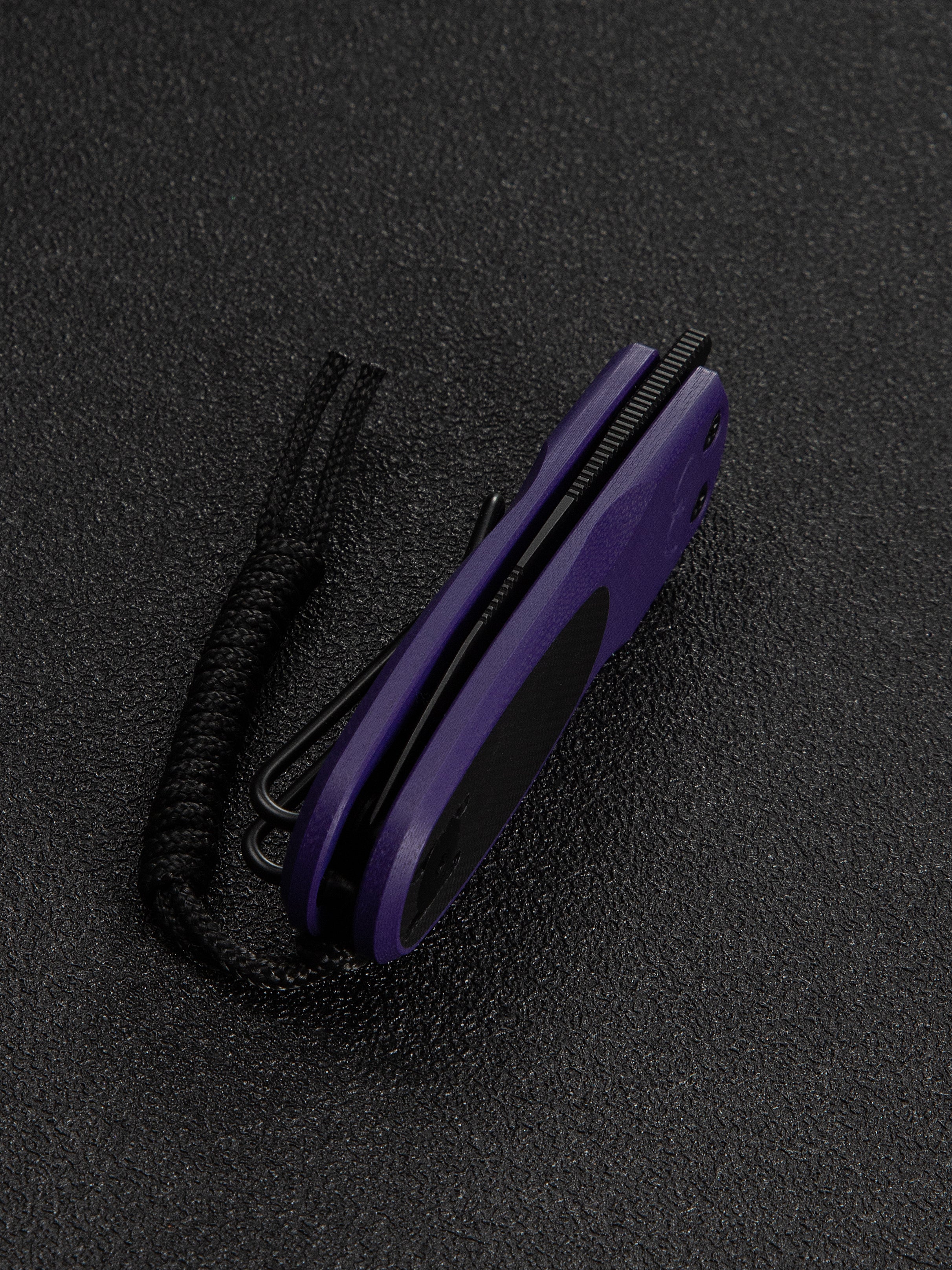 CIVIVI Purr — Purple & Black G10