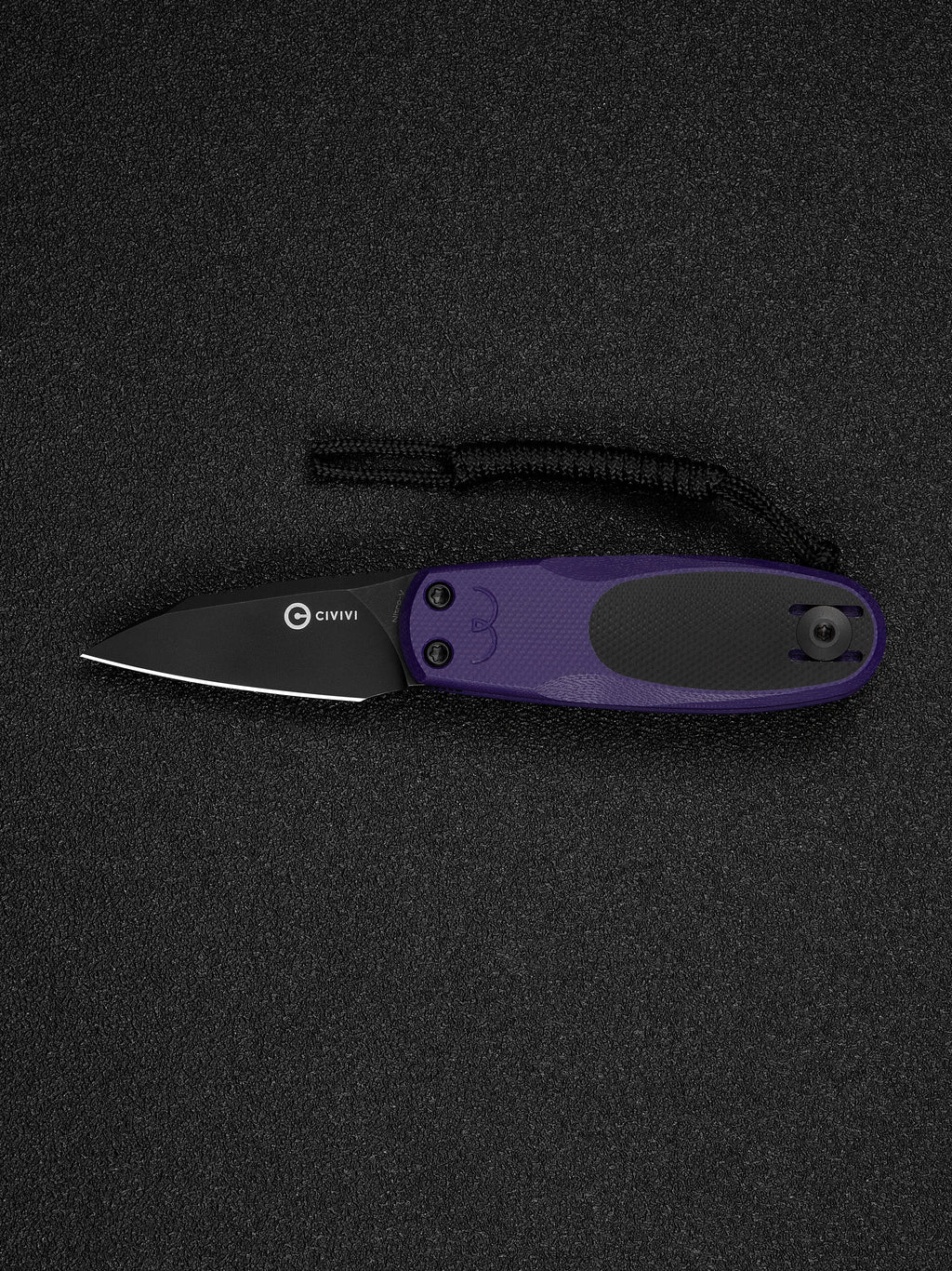 CIVIVI Purr — Purple & Black G10
