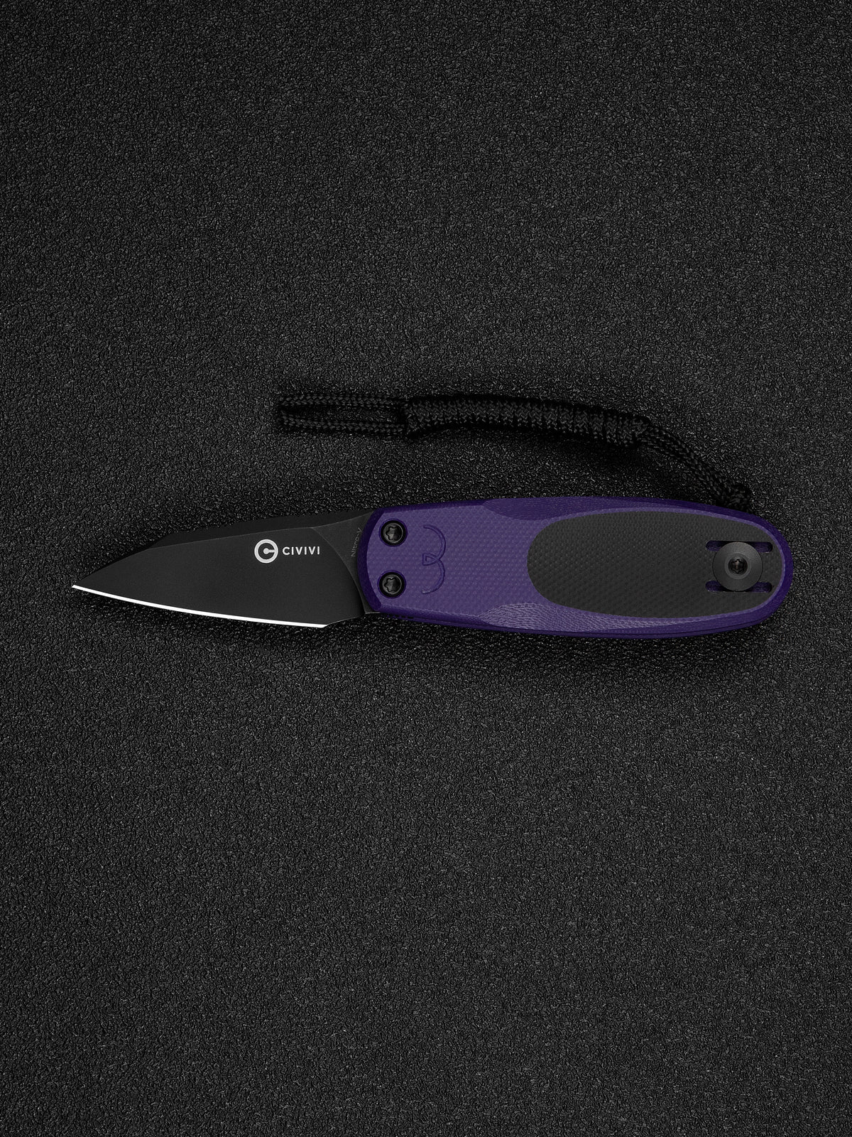 CIVIVI Purr — Purple & Black G10