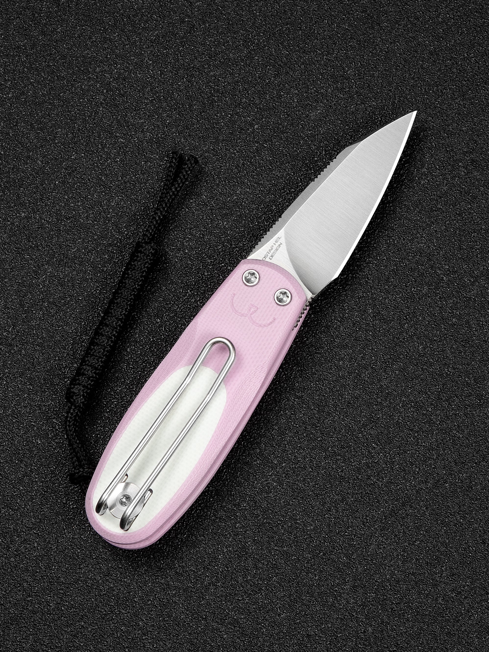 CIVIVI Purr — Powder Pink & White G10