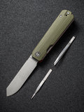 CIVIVI Sendy — Milled Green/Red G10