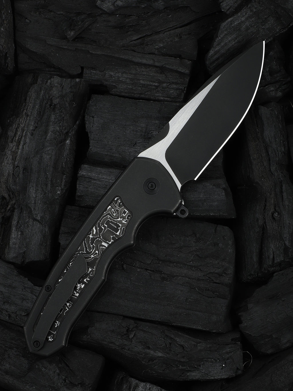 WE Starlash — Black Titanium with Aluminum Foil Carbon Fiber Inlay