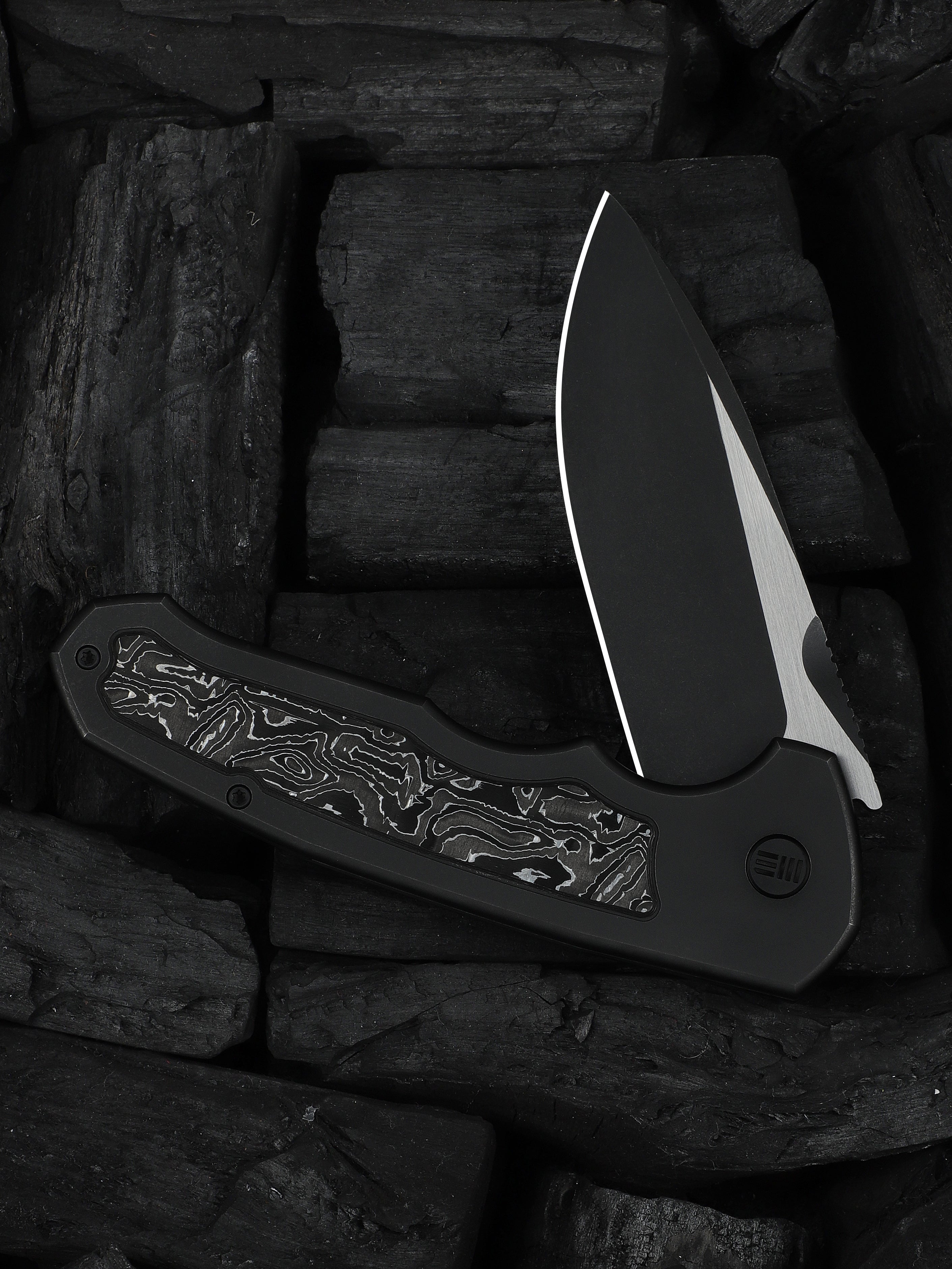 WE Starlash — Black Titanium with Aluminum Foil Carbon Fiber Inlay