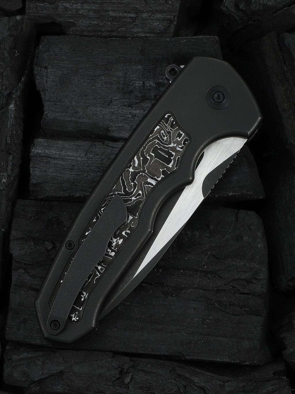WE Starlash — Black Titanium with Aluminum Foil Carbon Fiber Inlay