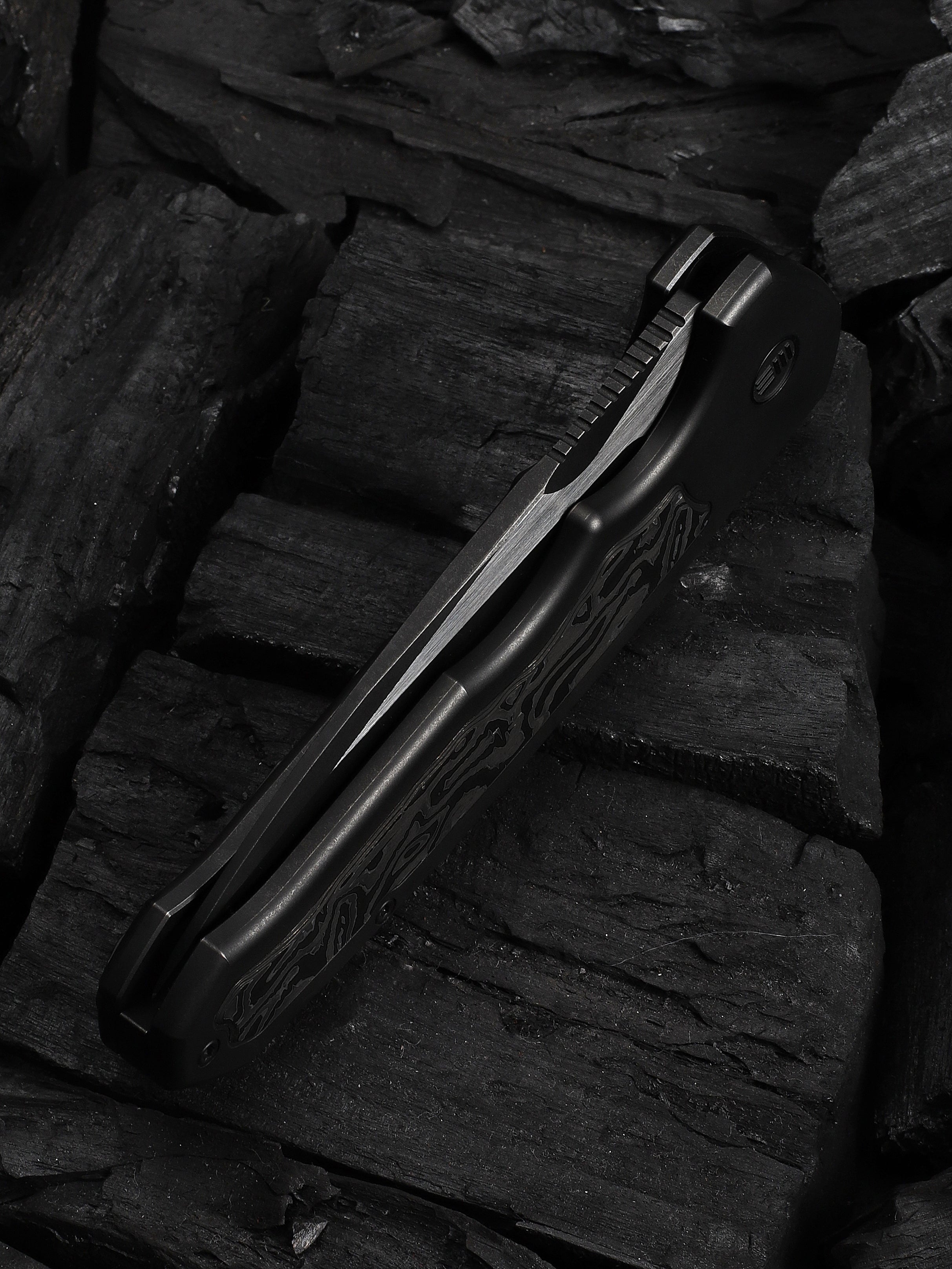 WE Starlash — Black Titanium with Aluminum Foil Carbon Fiber Inlay