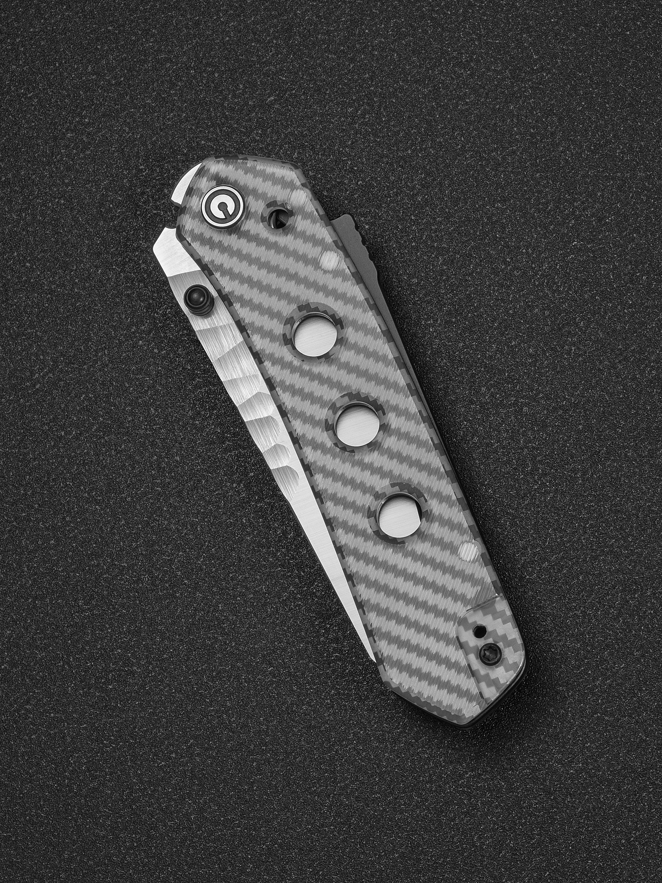 CIVIVI Vision FG — Polished Clear Lexan (Rock-Grind)