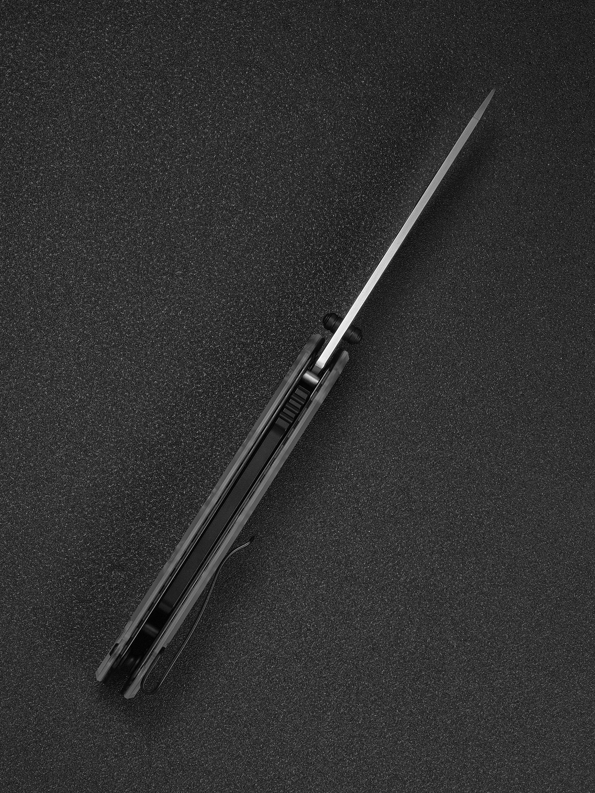 CIVIVI Vision FG — Polished Clear Lexan (Rock-Grind)