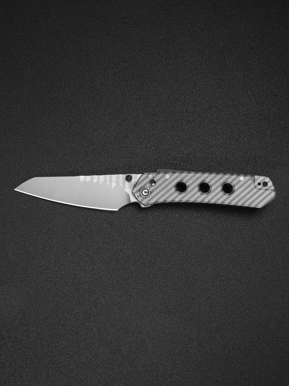 CIVIVI Vision FG — Polished Clear Lexan (Rock-Grind)
