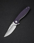 SENCUT Vyrce — Purple Canvas Micarta